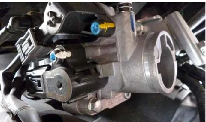 Gambar 2.12 Trottle Body (PT. Astra Honda Motor :2014) 