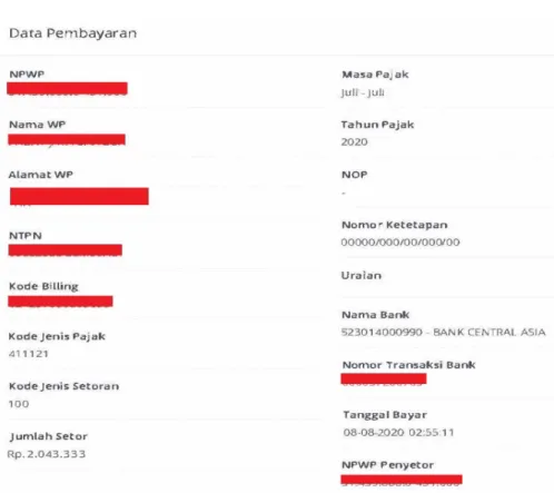 Gambar 3.12  Bukti Bayar PT PDT 
