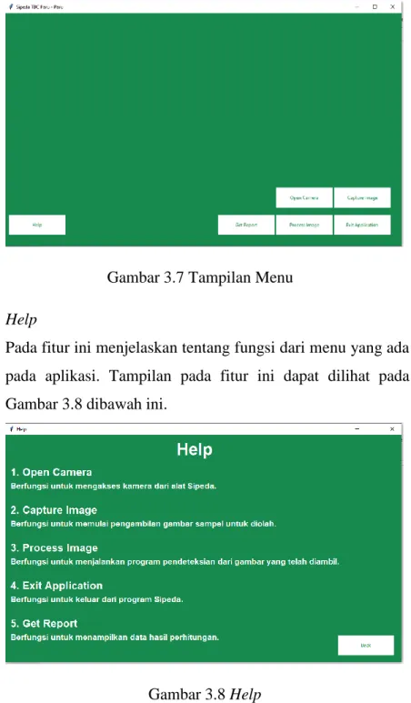 Gambar 3.7 Tampilan Menu  3.  Help 