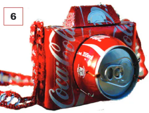 Gambar 2.6: Ian Muttoo, 35mm Camera, can art , kaleng bekas Coca colaSumber: http://www.tumblr.com/