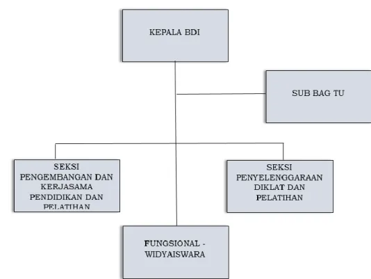 Gambar I. 1. Struktur Organisasi BDI Makassar  1.2.1 Potensi 
