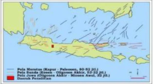 Gambar 2. Struktur Regional Pulau Jawa 
