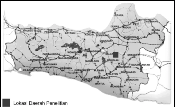 Gambar 1. Lokasi Daerah Penelitian 