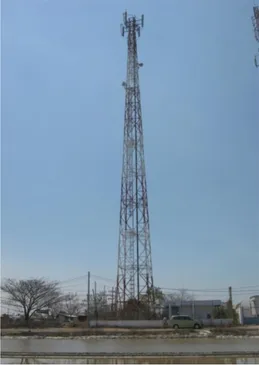 Gambar 1.1. Tower Diatas Atap Sebuah  Gedung 