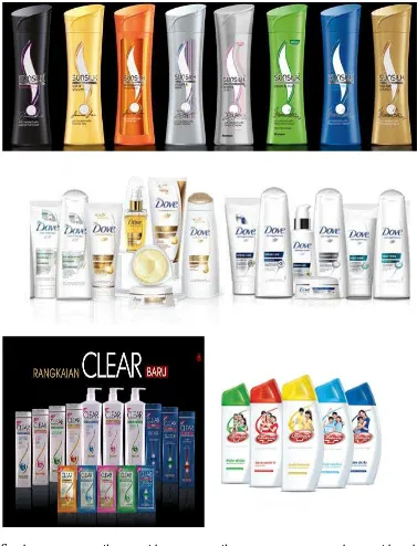 Gambar 4.1 Produk Shampo PT Unilever Indonesia Tbk 