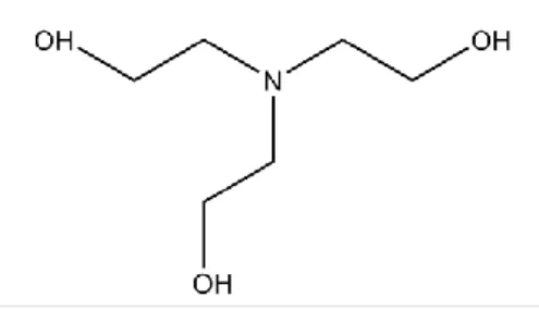 Gambar 5. Struktur Trietanolamin  