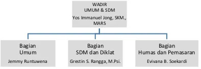 Gambar 1. Bagan Struktur Umum dan SDM 