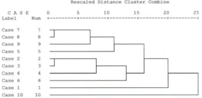 Gambar 2. Dendrogram Pengelompokan  Stasiun dari Analisa  Cluster 