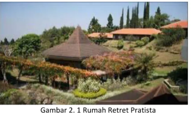 Gambar 2. 1 Rumah Retret Pratista  Sumber : https://osc.or.id/pratista/ 