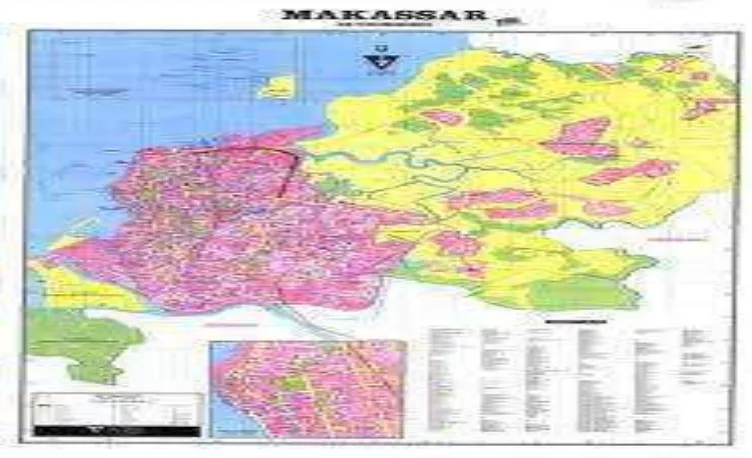Gambar 3.1: Peta kota Makassar 