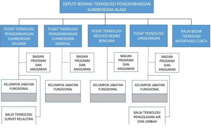 Gambar 1. 1. Struktur Organisasi Kedeputian Bidang TPSA 