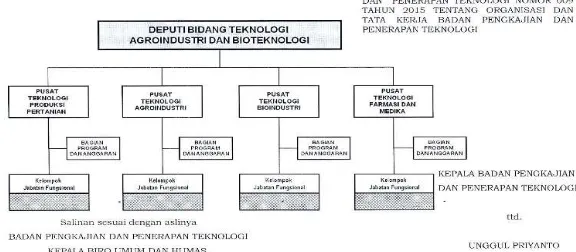 Gambar 1.4. Struktur Organisasi Deputi Bidang TAB 