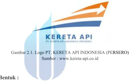 Gambar 2.1. Logo PT. KERETA API INDONESIA (PERSERO)  Sumber : www.kereta-api.co.id 