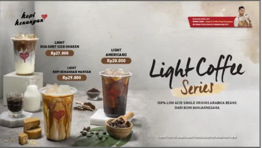 Gambar 3.8 Layout Light Coffee Series 