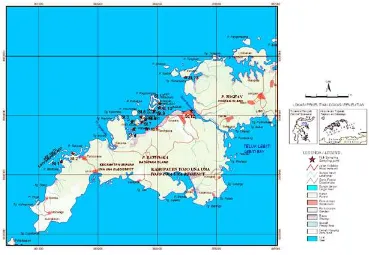 Gambar 3. Peta kelayakan lahan budi daya laut di Kepulauan Togean, Sulawesi TengahFigure 3.Map of suitable area for mariculture in Togean Archipelago, Central Sulawesi