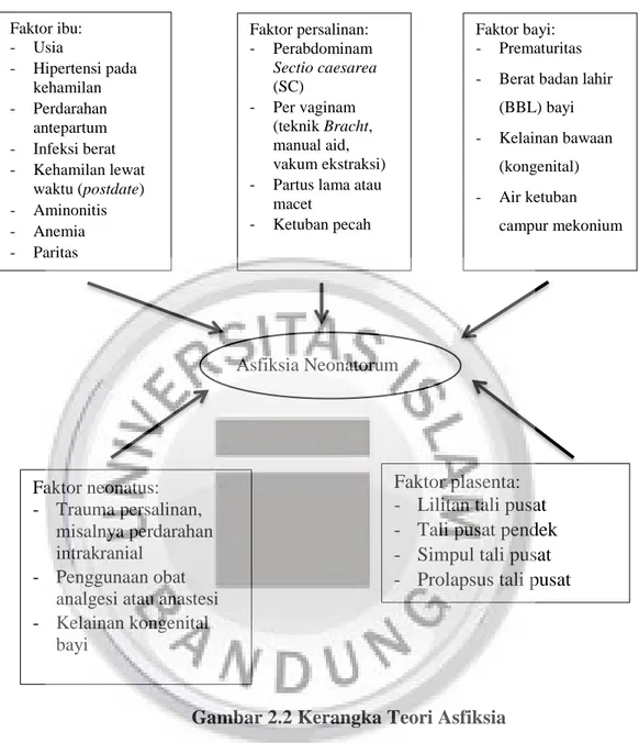 Gambar 2.2 Kerangka Teori Asfiksia 