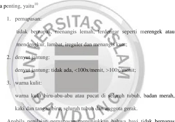 Tabel 2.3 Berat Ringannya Asfiksia 