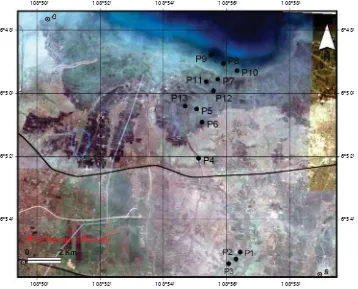 Gambar 1. Peta lokasi penelitian di Kabupaten Brebes (Sumber: Google Earth dimodifikasi)Figure 1.Map of research location in Brebes District (Source: Google Earth modified)
