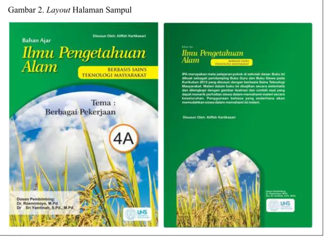 Gambar 2. Layout Halaman Sampul