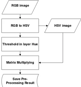 Figure II-3 Flowchart of image pre-processing 