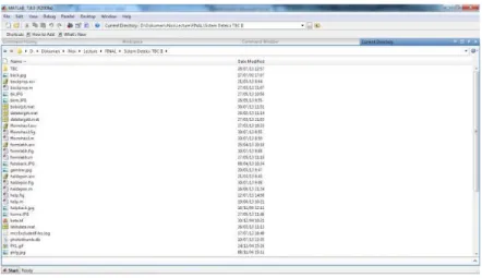 Gambar 2.4 Matlab Current Directory 