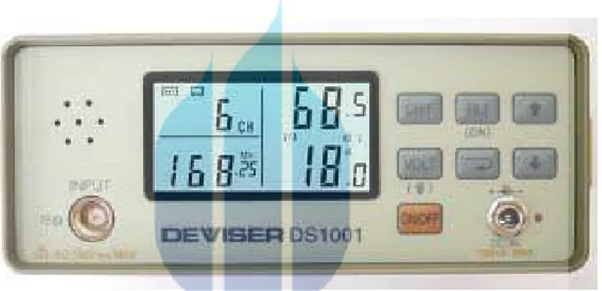 Gambar 3.1. dB Meter Deviser DS-1001  Tabel 3.2. Spesifikasi dB Meter Deviser DS-1001 