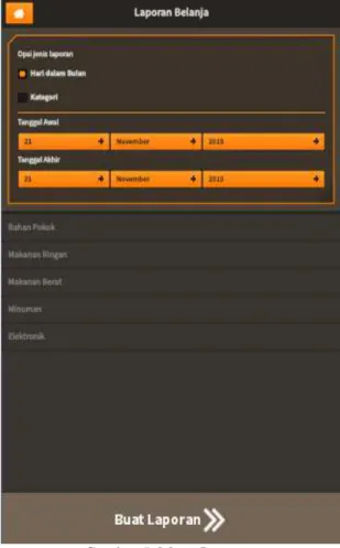 Gambar 5. Menu Laporan 