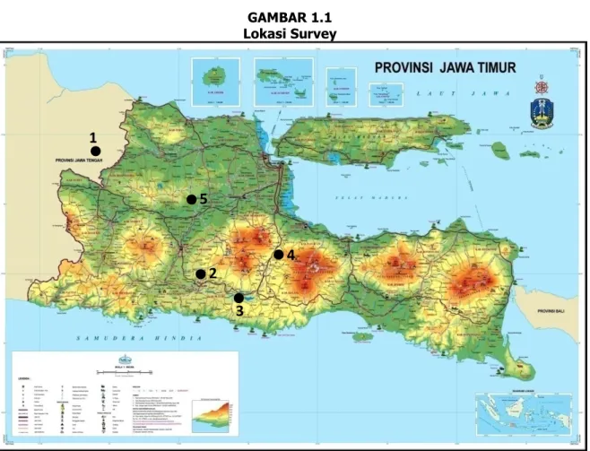 GAMBAR 1.1  Lokasi Survey 