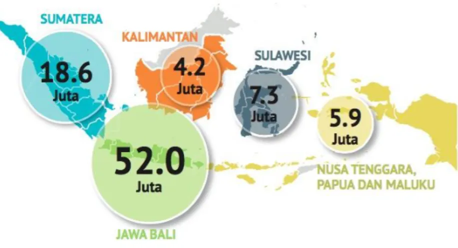 Gambar Jumlah Pengguna Internet di Indonesia 