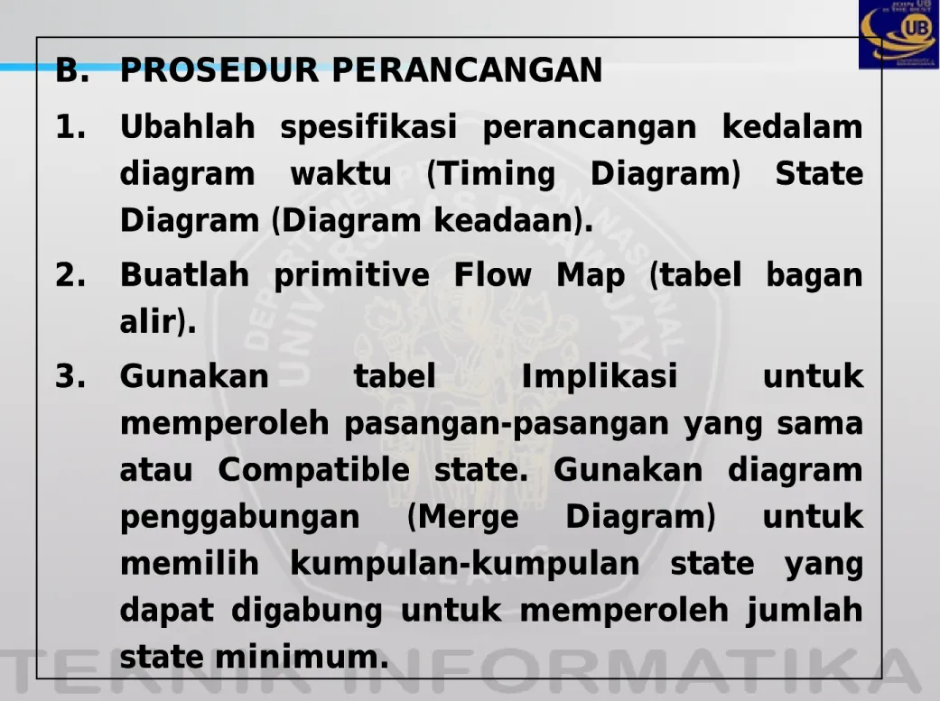 diagram waktu waktu (Timing (Timing Diagram) Diagram) State State Diagram