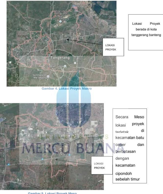 Gambar 4. Lokasi Proyek Makro