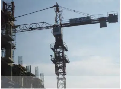 Gambar 19 : Tower Crane  Sumber : Data Pribadi