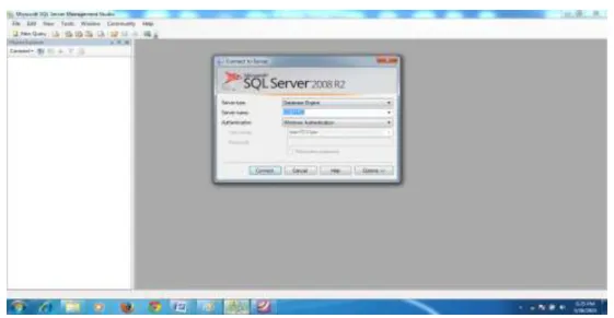 Gambar II.2. Connect To SQL Server