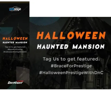 Gambar 3. 8 Poster Gim #HalloweenPrestigeWithDNC 