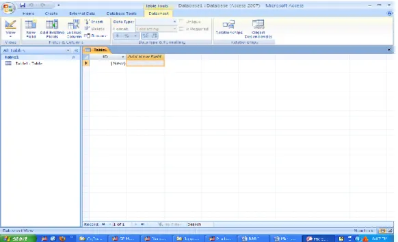 Gambar 2.2 Form Microsoft Access 