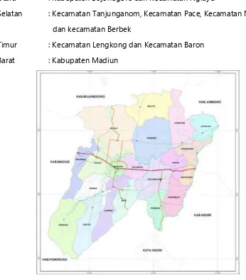 Gambar 1. 1 Kabupaten Nganjuk 