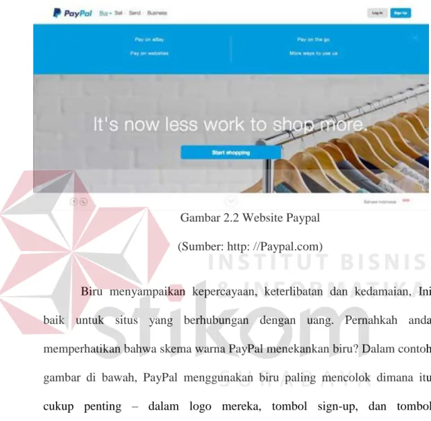 Gambar 2.2 Website Paypal  (Sumber: http: //Paypal.com) 