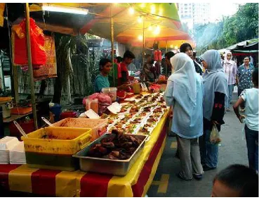 Gambar : 5.2  Interaksi orang di pasar merupakan 