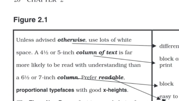 Figure 2.1Unless advised otherwise, use lots of white