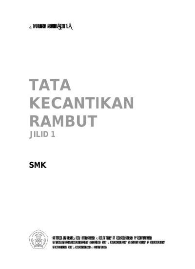 Susunan Rambut - ANATOMI DAN FISIOLOGI - TATA KECANTIKAN RAMBUT JILID 1