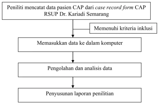 Gambar 4. Alur penelitian Pengolahan dan analisis data 