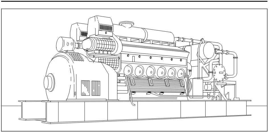 Figure 1 Example of a Large Skid-Mounted, Diesel-Driven Generator