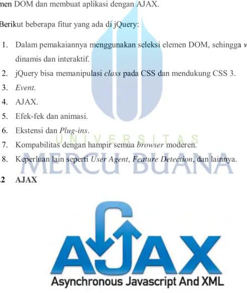 Gambar 2.9 Ajax (Setiawan, 2015:140) 2.8.1     jQuery 