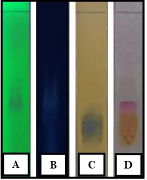 Tabel 1. Hasil identifikasi ekstrak dengan pereaksi warna