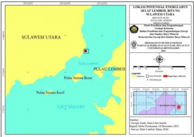 Gambar 6. Lokasi Potensi Energi Arus Laut