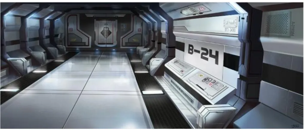Gambar 4.8. Science Fiction Spaceship 