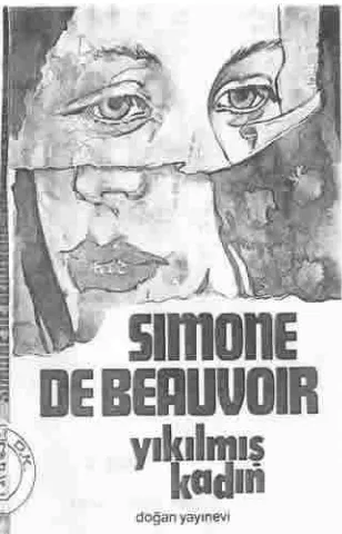 Figure 1. Front cover of the first edition of the Turkish translation of  La Femmes rompue (1973) 