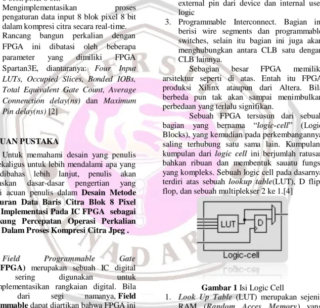 Gambar 1 Isi Logic Cell 