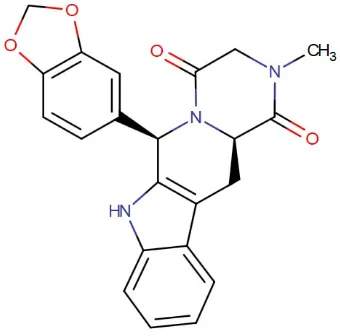 Gambar 1. Struktur Tadalafil             