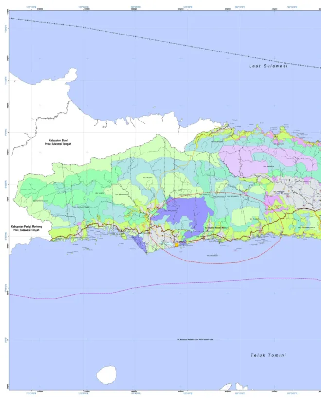 Gambar 1. Peta Rencana Pola Ruang Provinsi Gorontalo